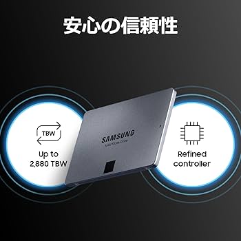 Amazon | Samsung 870 QVO 8TB SATA 2.5インチ 内蔵 SSD MZ-77Q8T0B/EC
