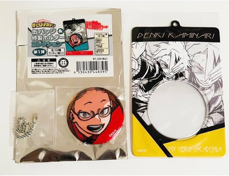 Amazon.co.jp: ヒロアカ 缶バッジ特製ホルダーコレクション 上鳴 電気