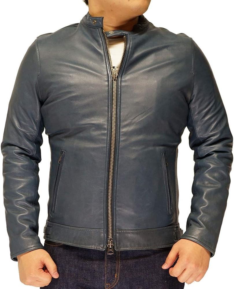 Amazon | [アヴィレックス] レザー ジャケット シングル ライダース