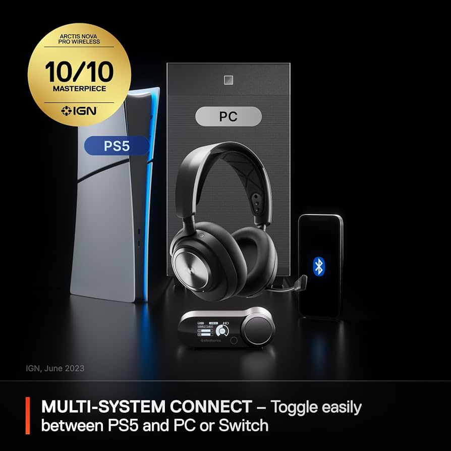 Amazon.com: SteelSeries Arctis Nova Pro Wireless Multi-System