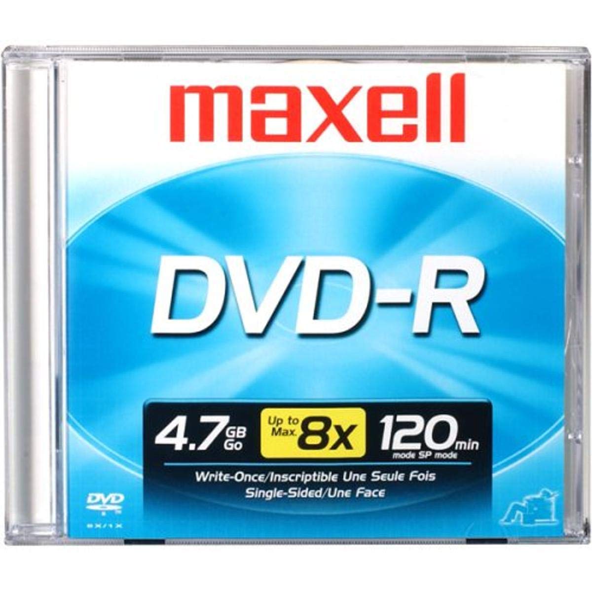 Amazon.com: Maxell MAX638000 DVD Recordable Media, DVD-R, 16x