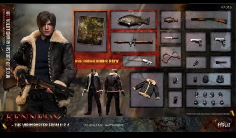 Amazon.co.jp: 1/12 レオン S ケネディ アクションフィギュア バイオ