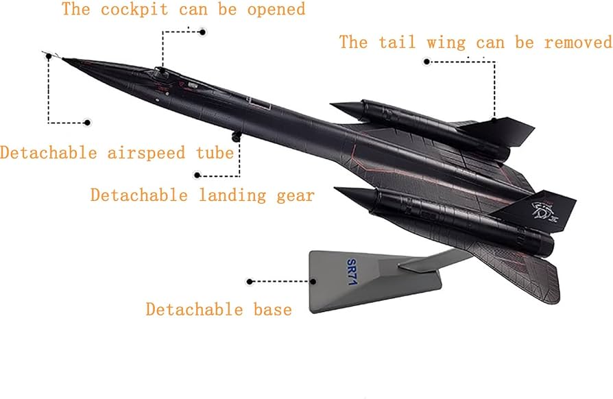 Amazon.com: AZIZAT 1/72 SR-71 Blackbird High-Altitude