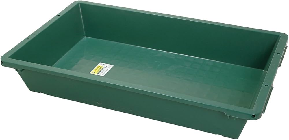 Amazon | 緑長(Midorikanechou) プラスチック製トロ舟 140型 グリーン