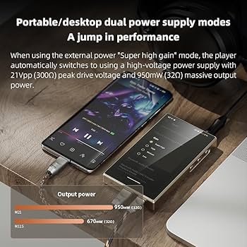 Amazon.com: FiiO M21 Android 13 Portable Music Player MP3 Walkman