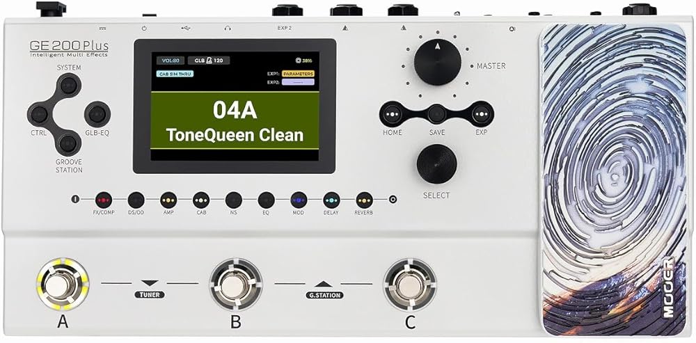 Mooer GE200 マルチエフェクター ギター アンプシュミレーター | MOOER