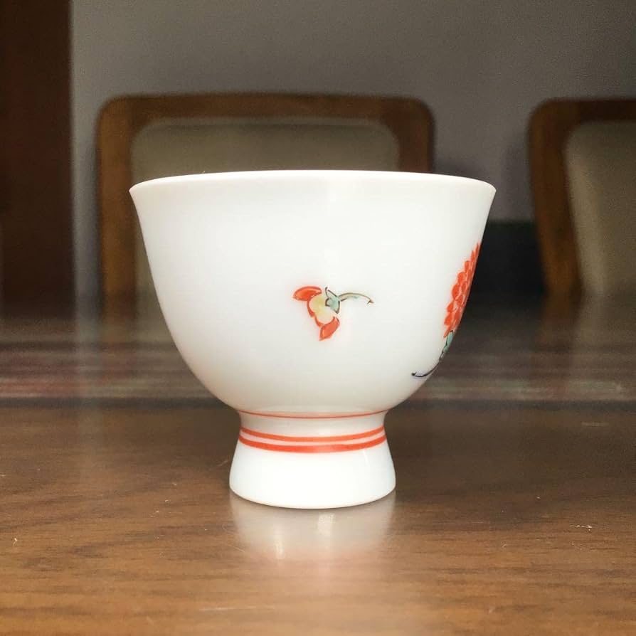 未使用】十三代 酒井田柿右衛門 酒器セット 銚子 お猪口 USED】酒井田