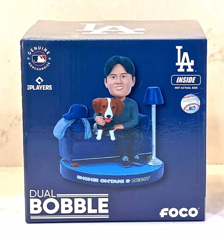 大谷翔平 デコピン・ボブルヘッド／限定1024個・シリアルナンバーあり