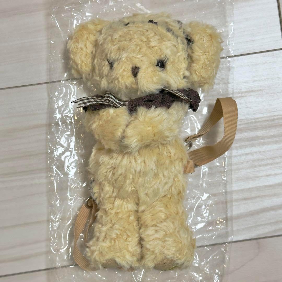 購入 B49UK857 店舗限定 くまくみゃリュックミニ ミルクティ B49UK857