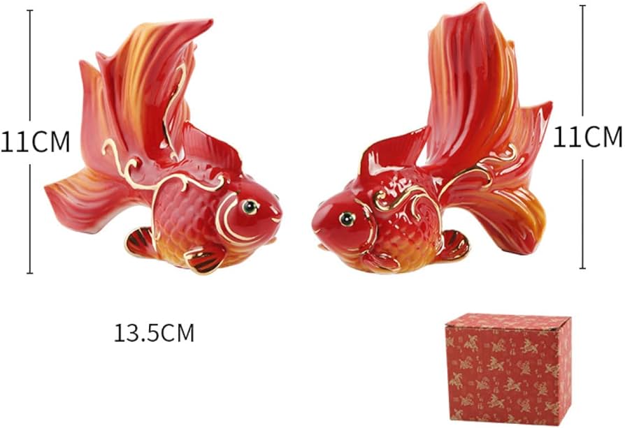 ○中国製 大魚図 陶器壺 縁起物 商売繁盛 富貴 風水 花器 ○中国製 大