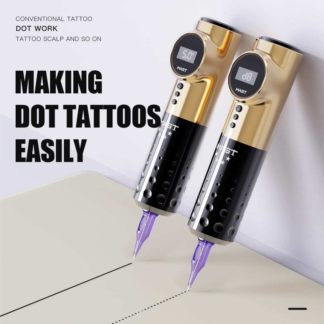 Amazon.com: Mast Archer Wireless Tattoo Pen Machine, 5 Star Series