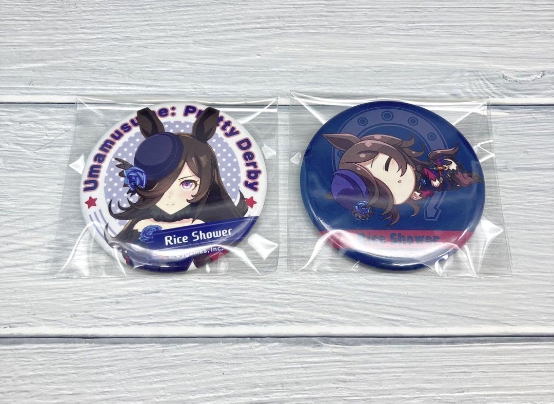 Amazon.co.jp: ウマ娘 ライスシャワー 缶バッジ セット : おもちゃ