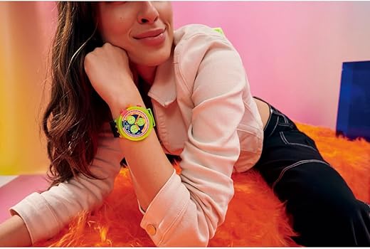 Amazon.co.jp: [スウォッチ] 腕時計 SWATCH NEON TO THE MAX SB06J100