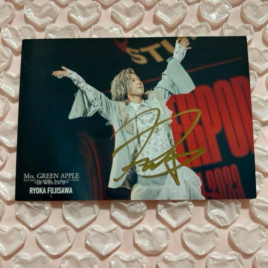Mrs. GREEN APPLE サインフォトカード Mrs. GREEN APPLEポップアップ