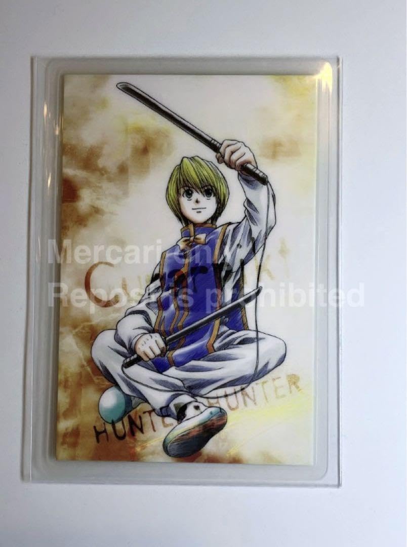 ハンターハンター ラミネートカード クロロ 念能力測定シート HUNTER