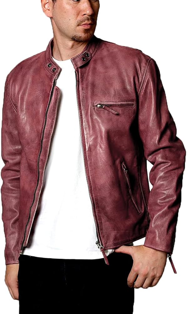 Amazon | [皮の但馬屋] Mo-LAWS ライダースジャケット メンズ 本革