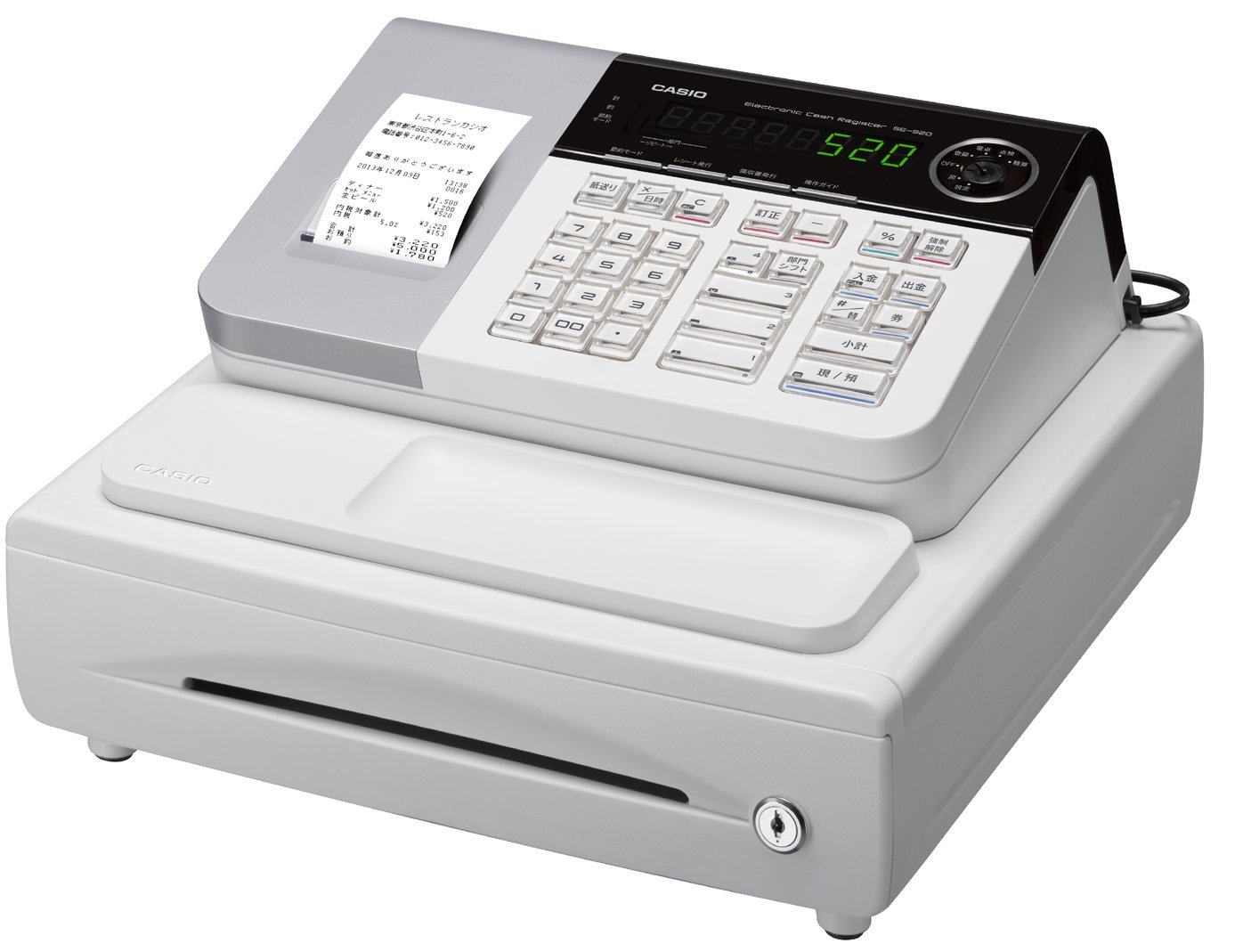 RAC-13スタンプ付き✦美品CASIO 電子レジスター TE-2600 RAC-13