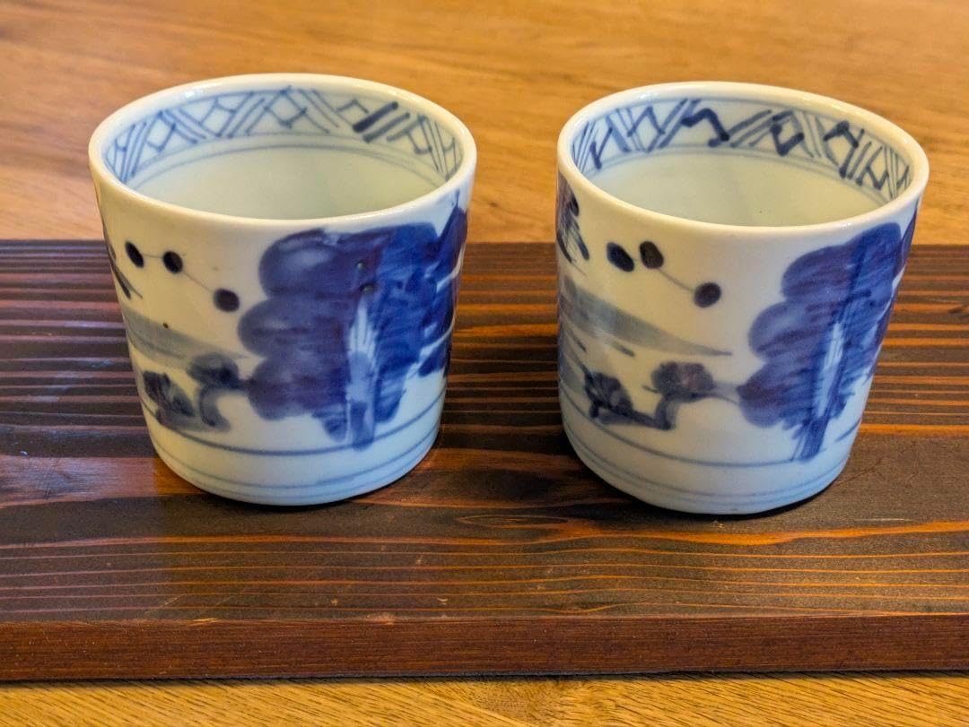 伊万里 古伊万里 江戸 後期 蕎麦猪口 蛇の目 伊万里 古伊万里 江戸