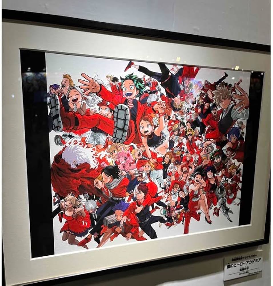 Amazon.co.jp: ジャンプフェスタ限定 僕のヒーローアカデミア 額装高