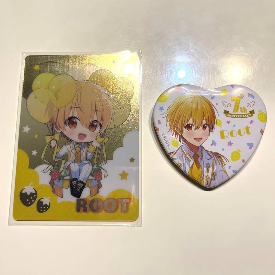 すとぷり るぅと 7周年 工場 ハート缶バッジ 80 すとぷり るぅと 7周年