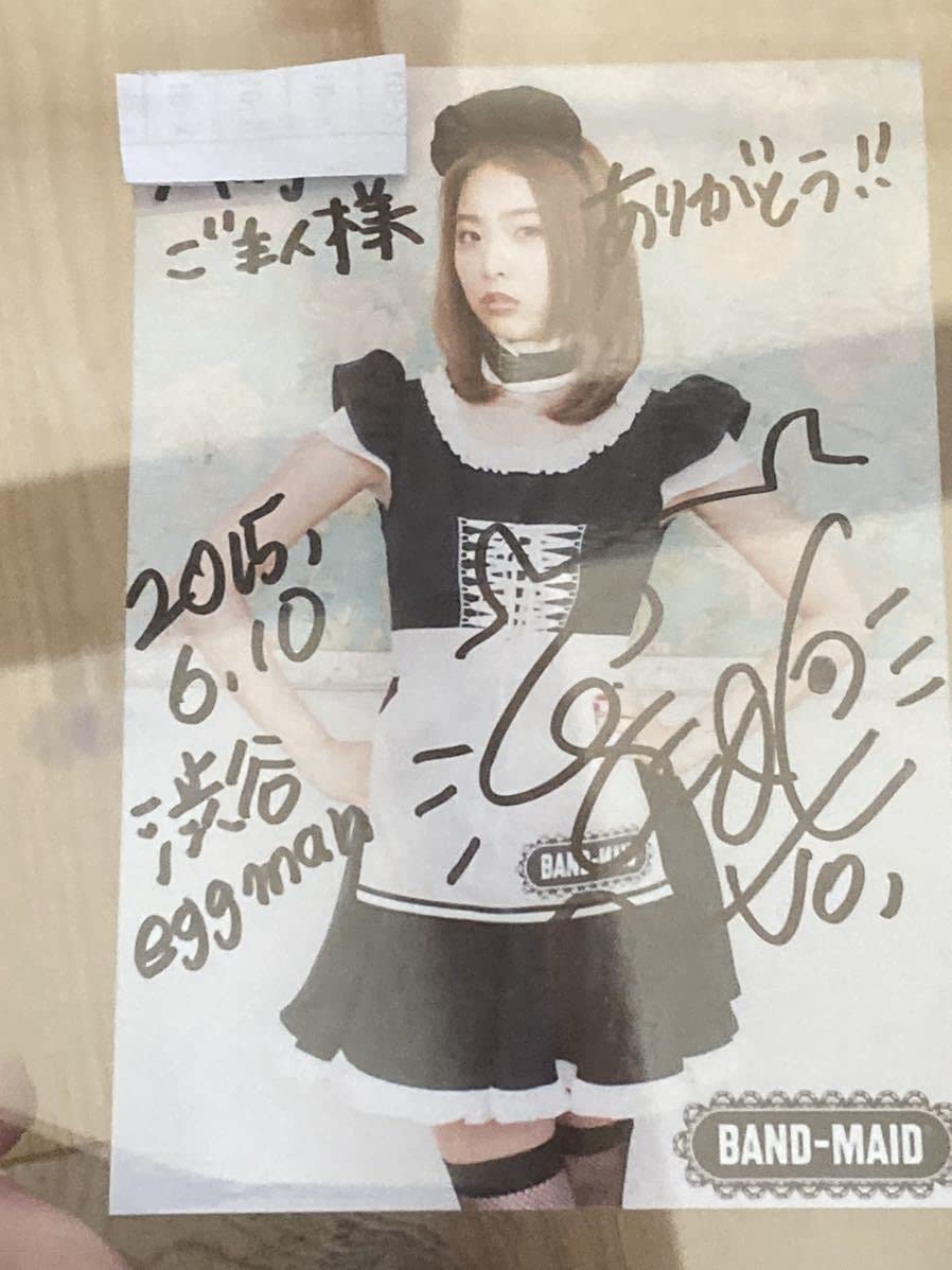 BAND-MAID 直接サイン入りポストカード BAND-MAID 直接サイン入り