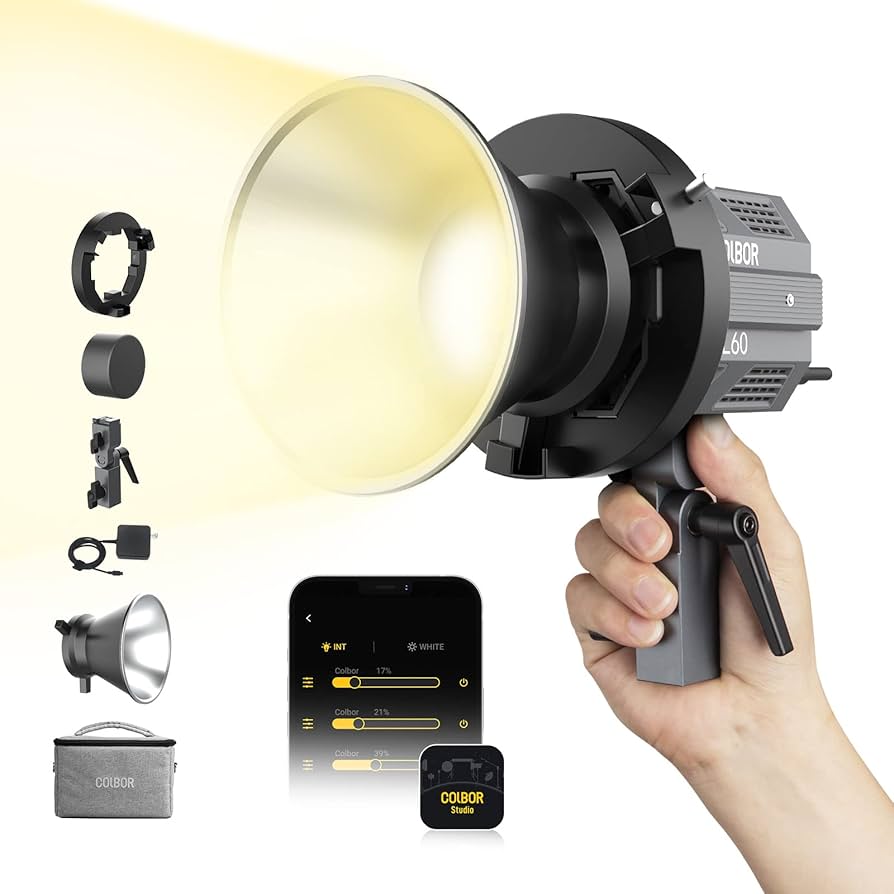 Amazon.com : Video Light, COLBOR CL60 65W COB LED Continuous