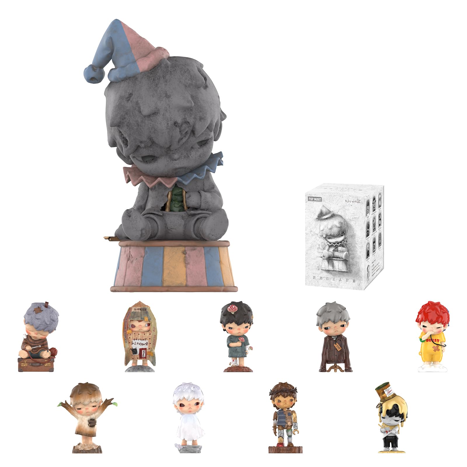 Amazon.co.jp: POP MART(ポップマート) HIRONO リシェイプ シリーズ