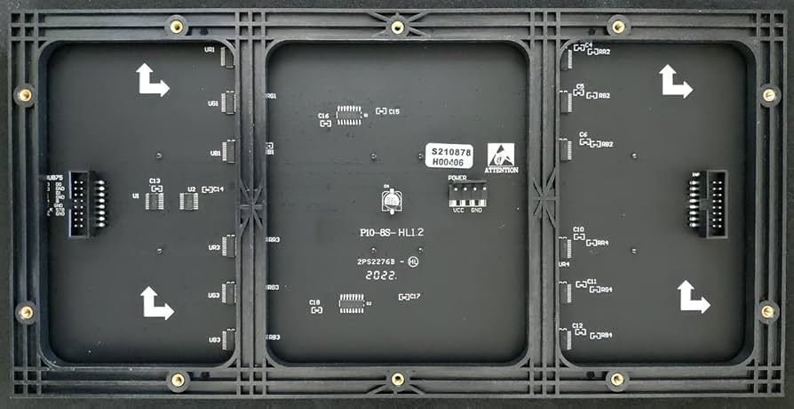 Amazon.co.jp: P10 RGB LEDマトリックスパネル 32X16ピクセル