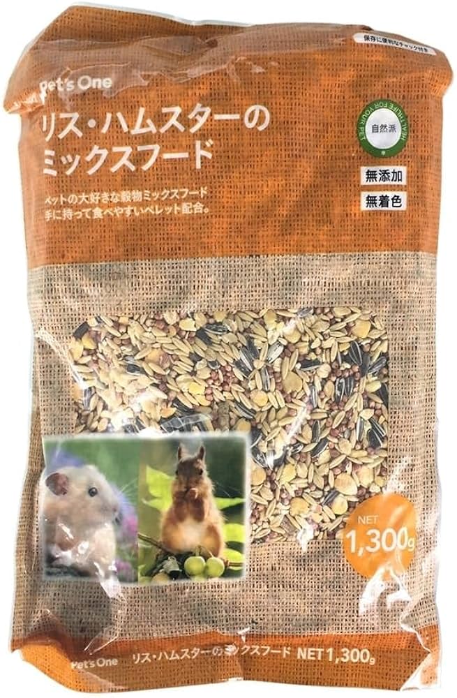 Amazon | カインズ(CAINZ) Pet'sOne リス・ハムスターのフード 1300g