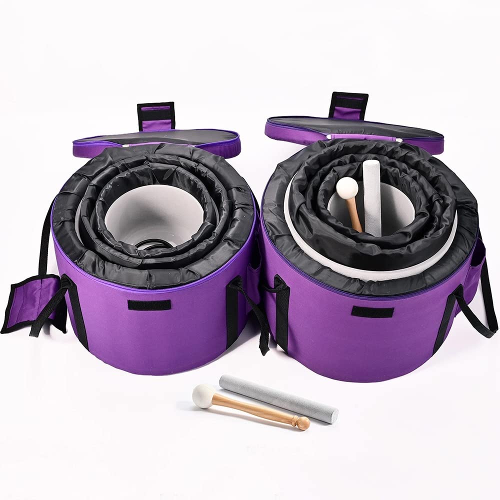 クォーツ クリスタルボウル A＝432Hz 7個セット マレット バッグ付き