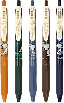 Amazon | ゼブラ 限定 スヌーピー サラサクリップ ゲルボールペン 0.5