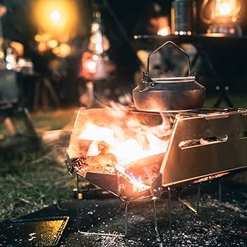 Amazon | 鎌倉天幕 SOLOIST HOMURA 焚き火台 たき火台 軽量 折りたたみ