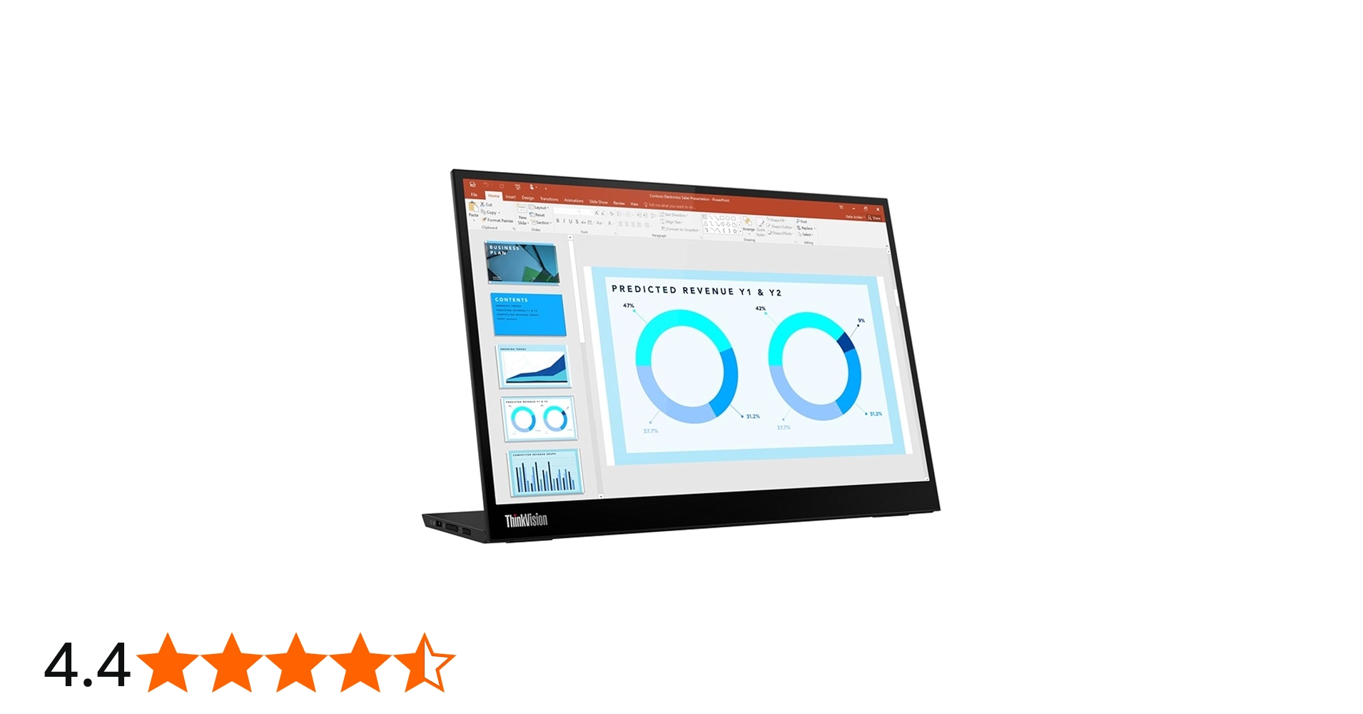 Amazon.co.jp: Lenovo ThinkVision M14d 14インチクラスLCDモニター-16