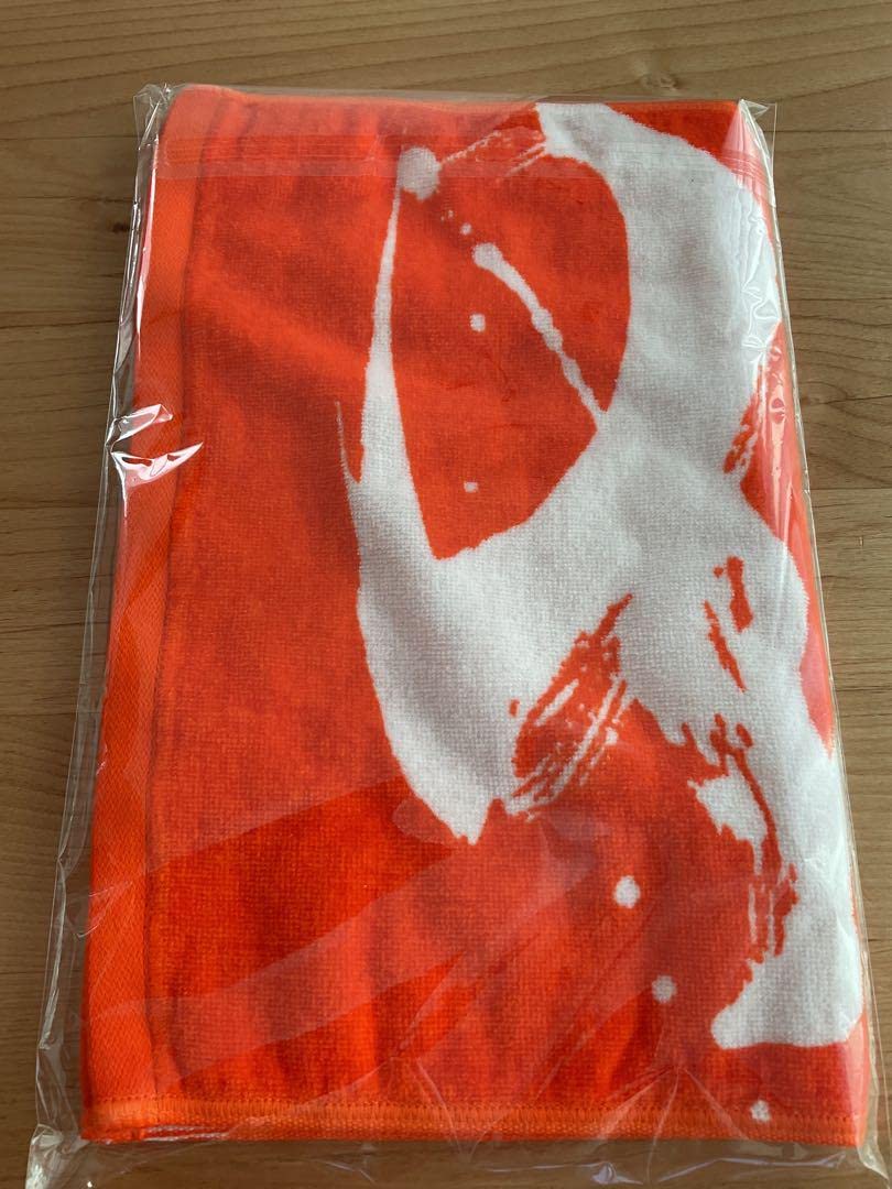 優里ゆーりんちダイナミックロゴタオルオレンジ 【最終値下げ早い者