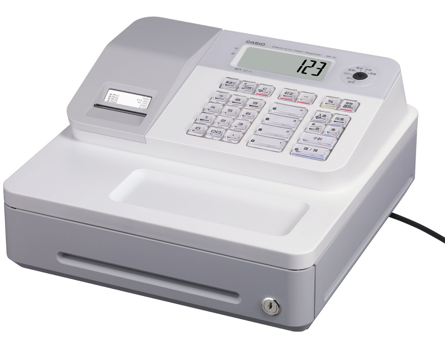 カシオ CASIO 電子レジスター 110ER 動作確認済み