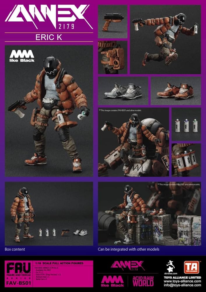 Amazon.co.jp: 限定 TOYS ALLIANCE アシッドレイン ACID RAIN x AAAA