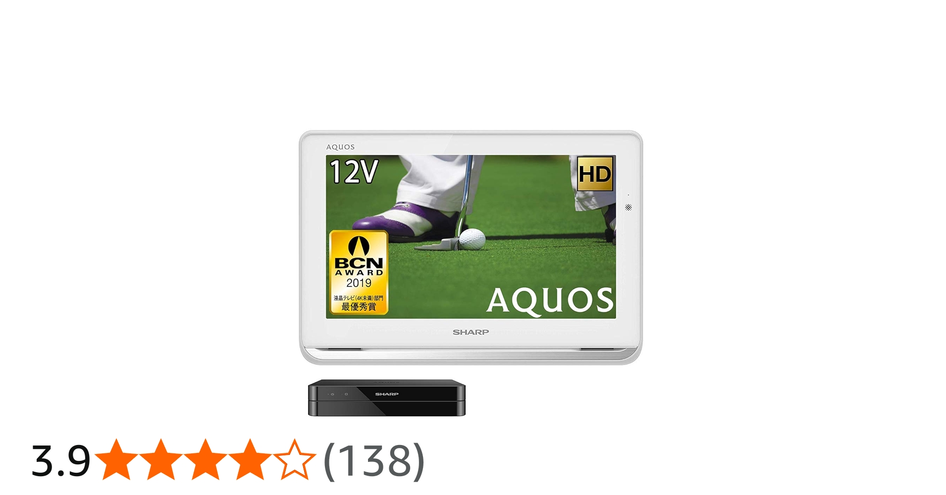 Amazon | シャープ 12V型 液晶 テレビ AQUOS 2T-C12AP-W ハイビジョン