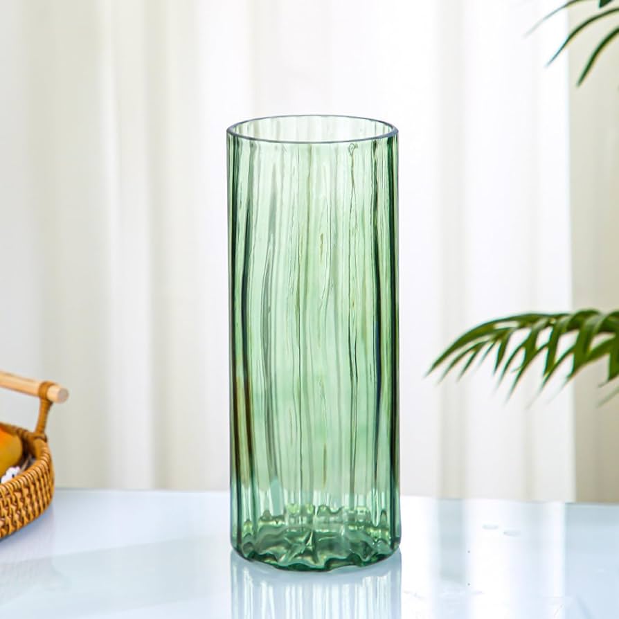 緑色のマーブル模様 ガラス花瓶 緑色のマーブル模様 ガラス花瓶 【公式