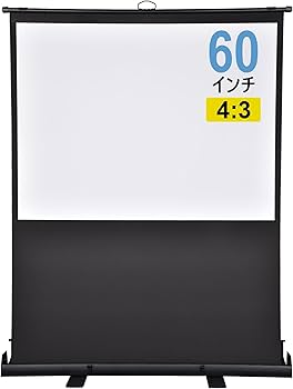 CASIO ポータブルスクリーン 60インチ カシオ プロジェクター