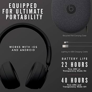 Amazon.com: Beats Solo Pro Wireless Noise Cancelling On-Ear