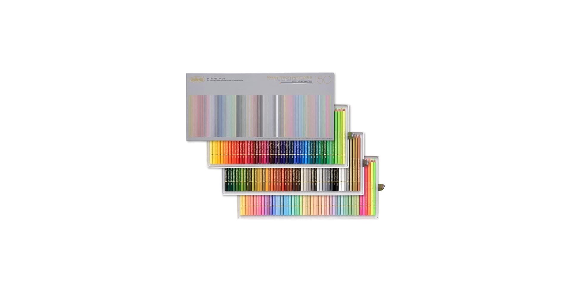 Amazon.com: Holbein Artist Colored Pencil 150 Colors Op945