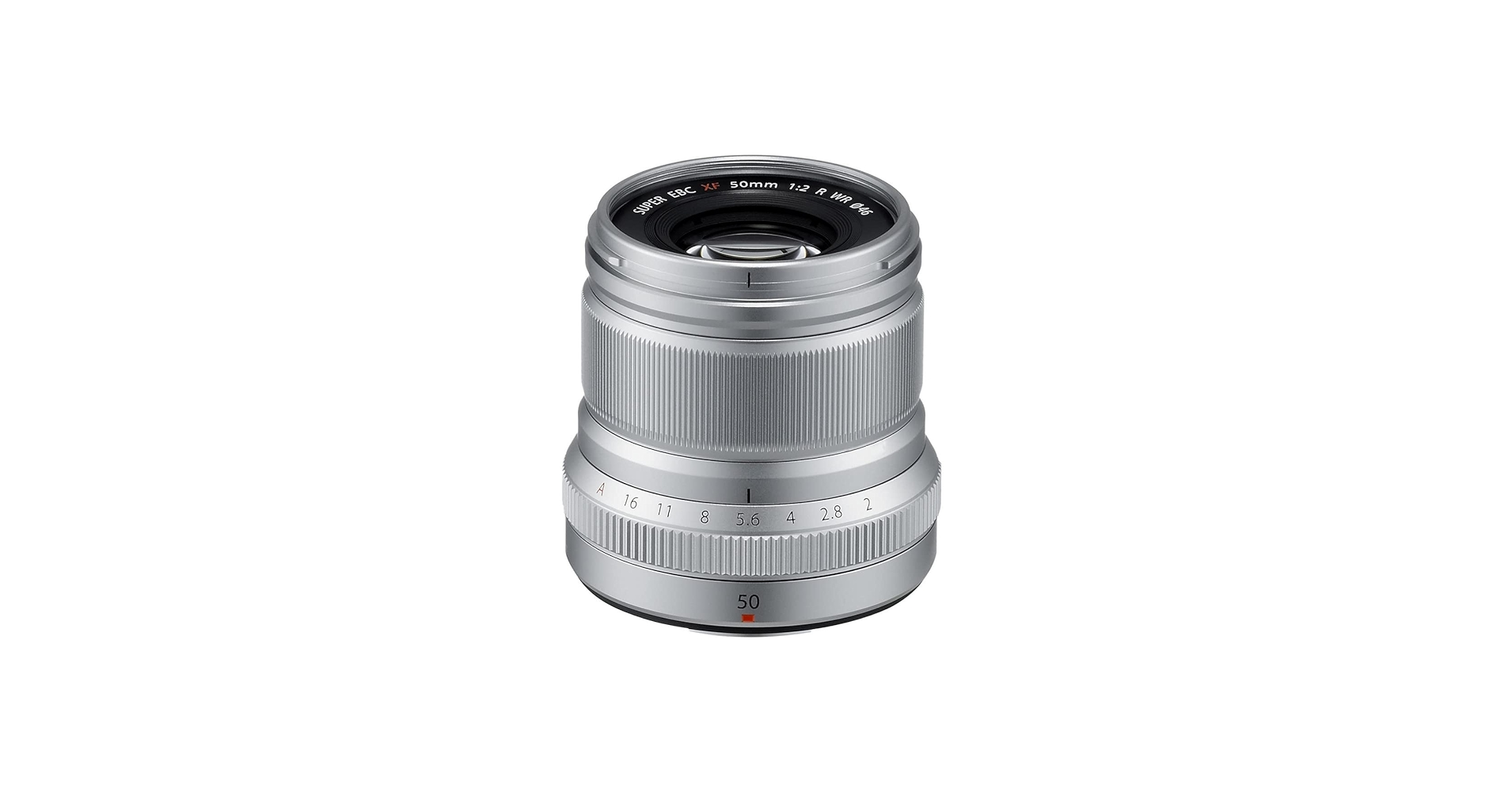 Amazon.com : Fujifilm XF50mmF2 R WR Lens - Silver : Electronics