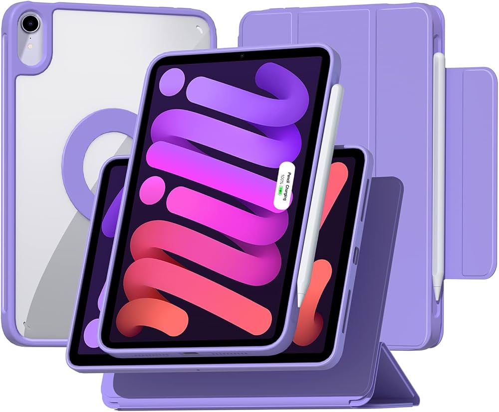 Amazon.com: ZENLU iPad Mini 6th Generation Case with Removable