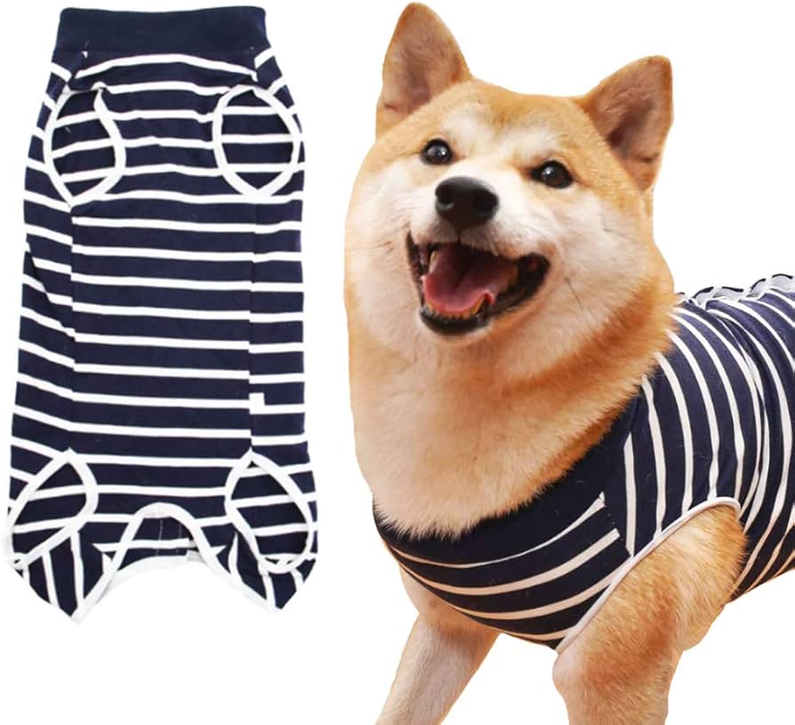 Amazon | 術後服 犬用 服 術後ウェア 保護服 犬介護服 傷口保護 傷舐め