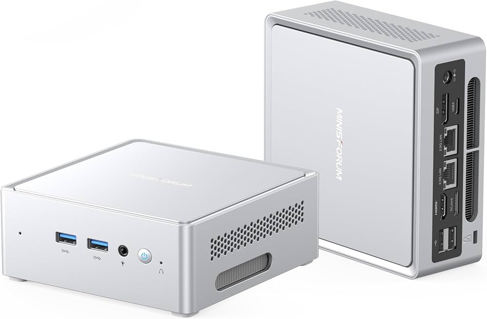 シルバー ミニPC コンパクトデザイン シルバー ミニPC コンパクト