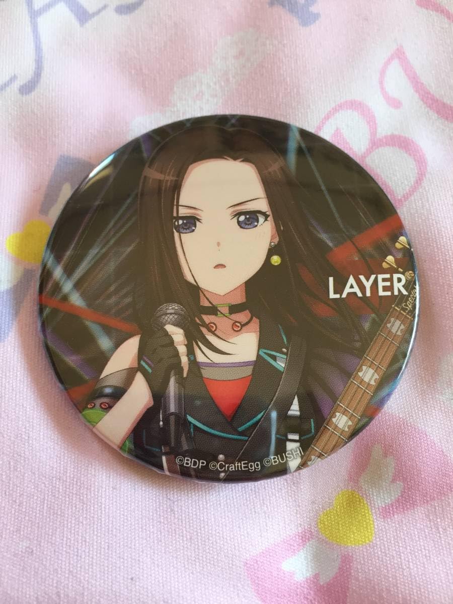 バンドリ Roselia缶バッジ 今井リサ（中島由貴） バンドリ Roselia