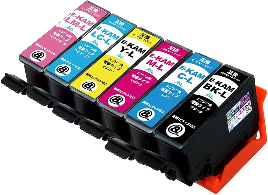 Amazon.co.jp: プリンター 洗浄インク KAM カメ 【6色セット】(対応