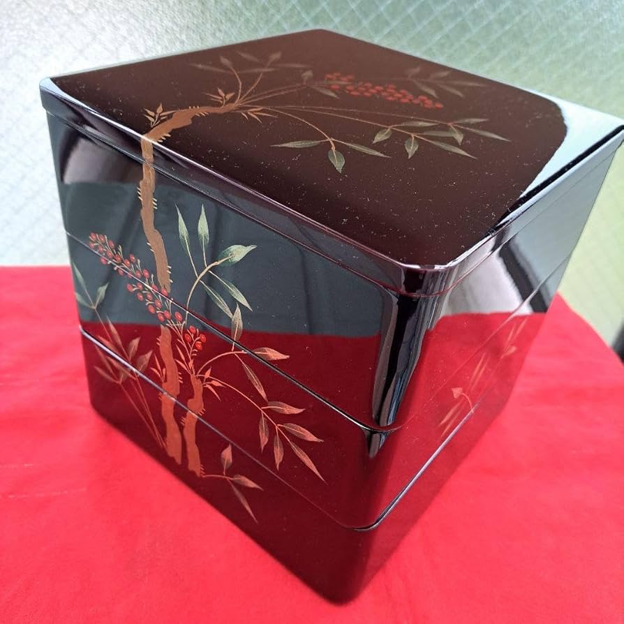 重箱 今津塗 南天 6.5寸 重箱 今津塗 南天 6.5寸 今津塗 重箱 南天 6.5寸