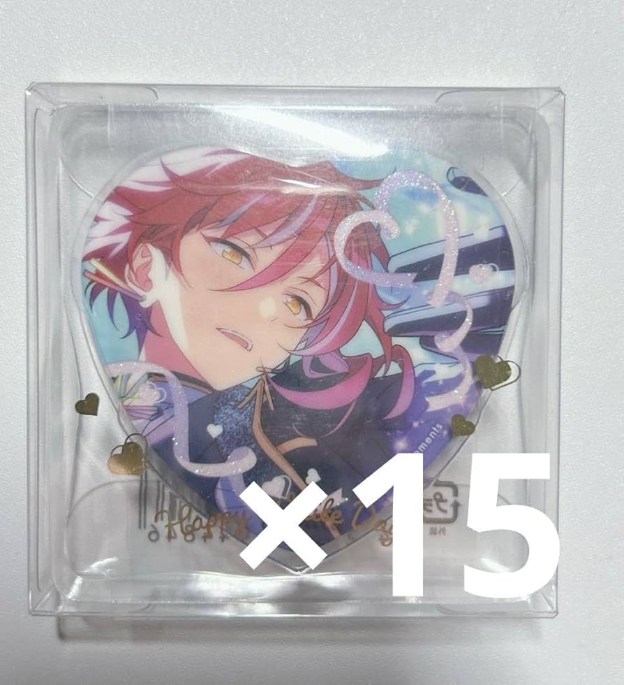 あんスタ 逆先夏目 ホワイトデー ハート型缶バッジ 70個セット