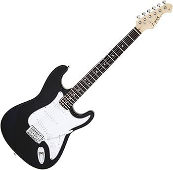 Amazon.co.jp: Legend Electric Guitar LST-Z BK Black Strato Type